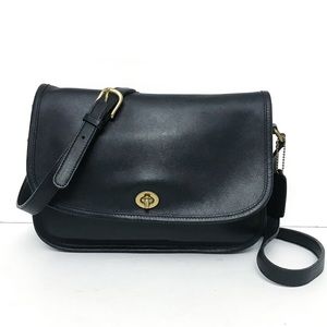 Vintage Coach City 9790 Leather Crossbody Bag